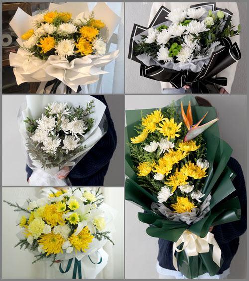 贵州贵阳息烽县永靖镇下洪马村白事花束代送